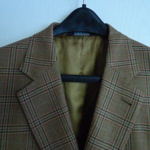 Jos A Bank Sport Coat 42L Plaid NWOT
